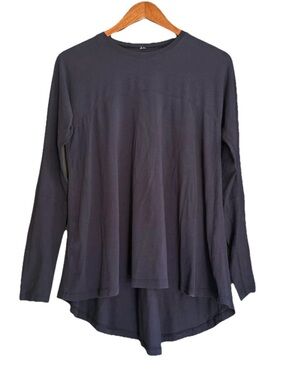 Lululemon women’s Acadia Long Sleeve Top, Black, Sz: M-L